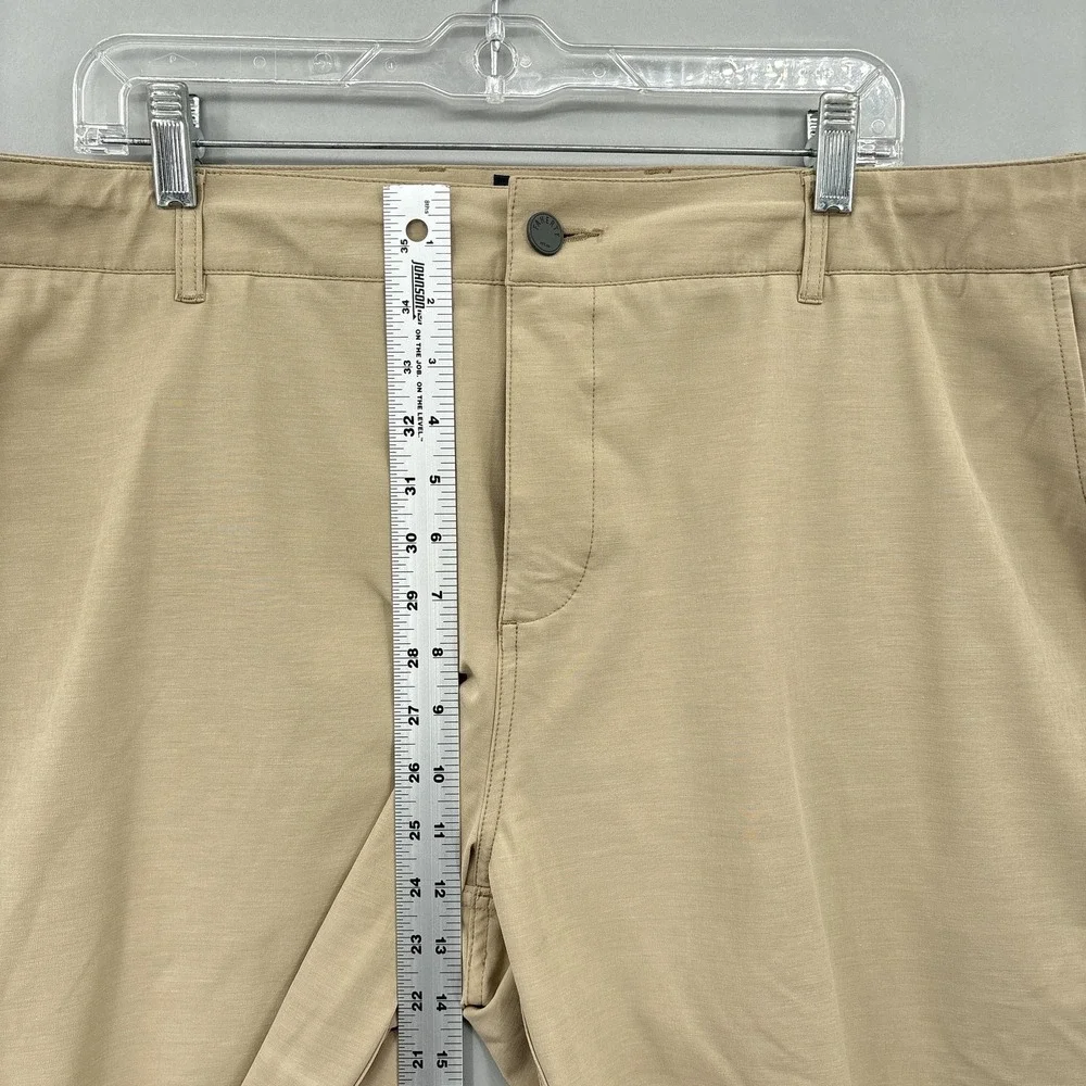 Faherty Shorts Mens 40 Beige All Day Chino Stretch Drawstring 8